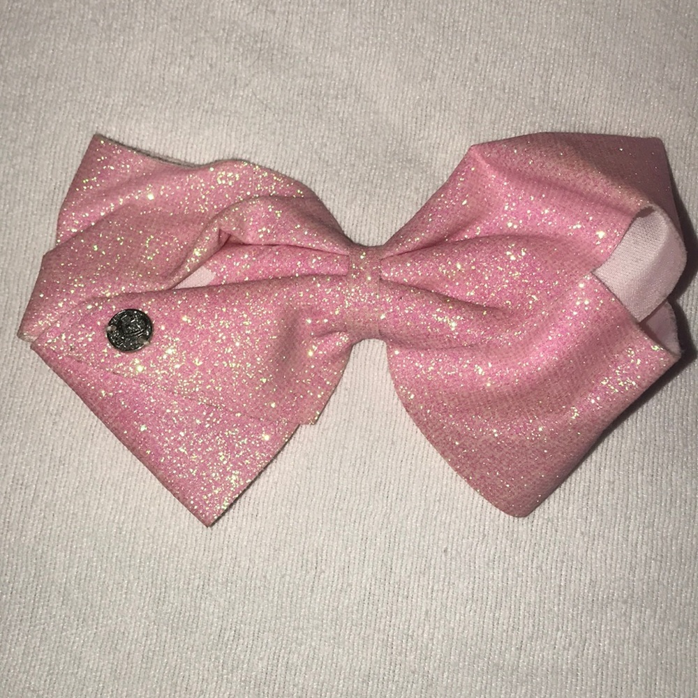 “Princess” glittery pink Jojo Bow